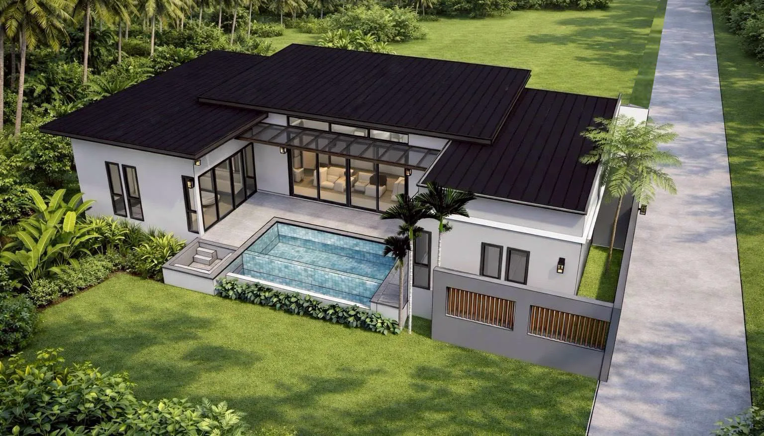 Fully furnished 3-bedroom pool villa · photo 2